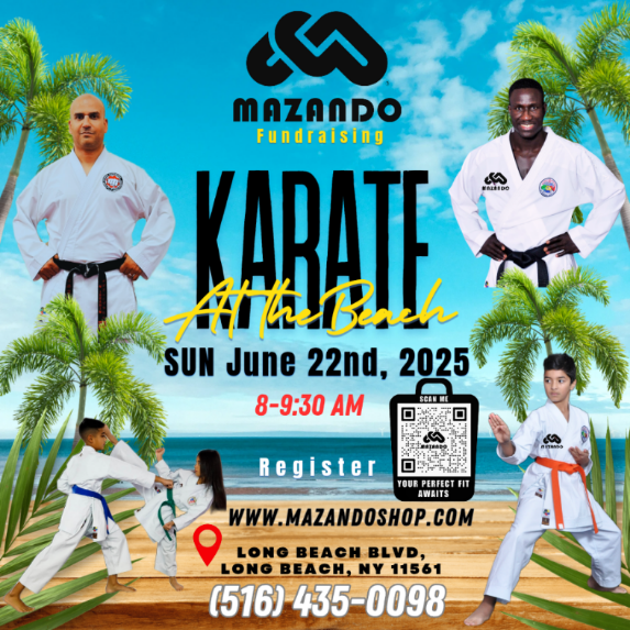 Karate at the Beach