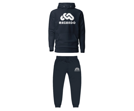 NAVY Hoodie & Sweatpants suit